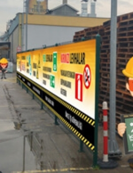 tuborg isg maskot ve yürüme yolu